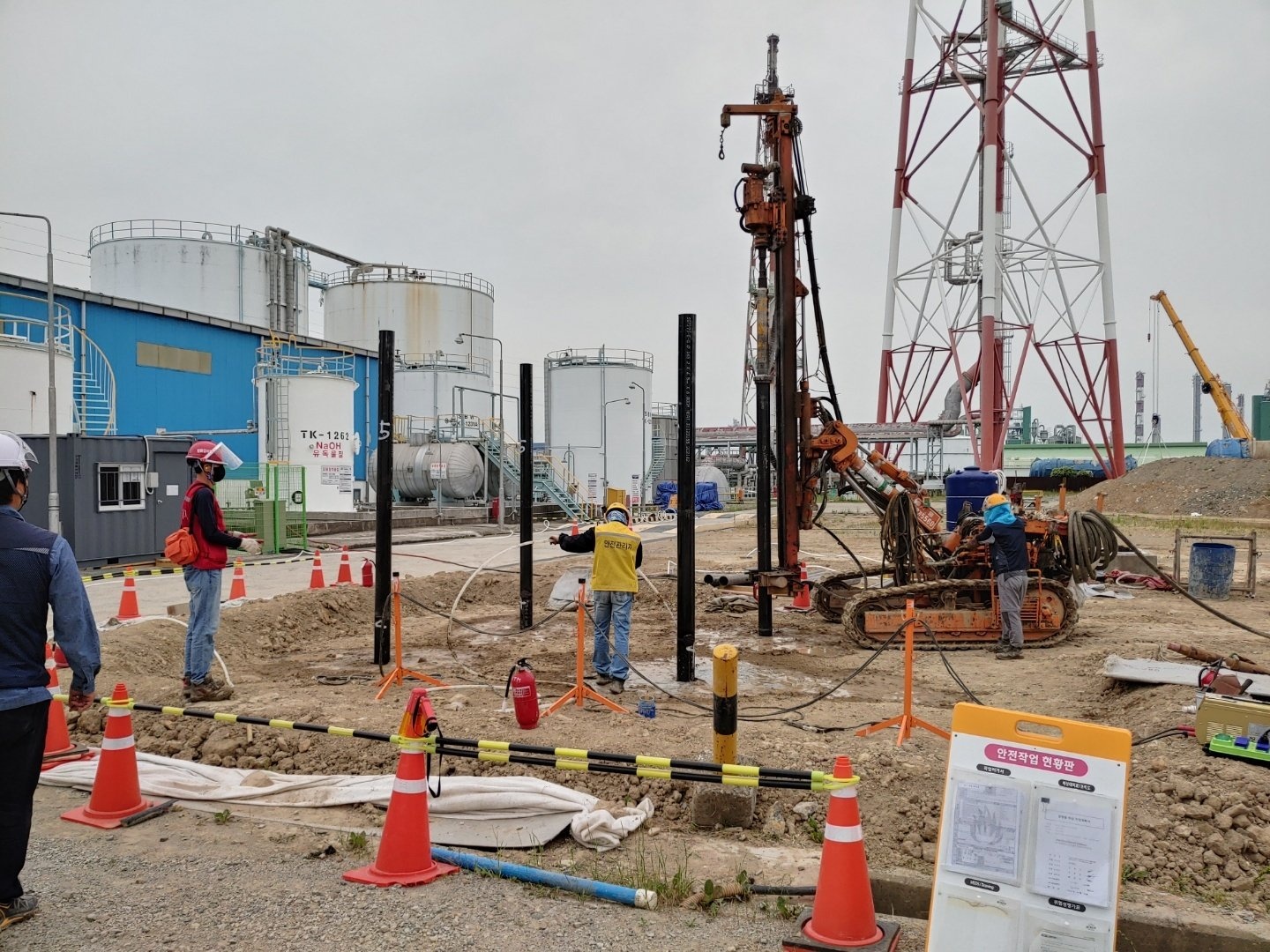 롯데케미칼 H-WT, Naphtha Tank Water Drain 지상화 공사